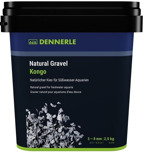 DENNERLE NATURAL GRAVEL KONGO 3-8 MM 500GR